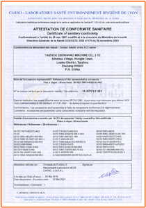 ACS certification of slow opening series